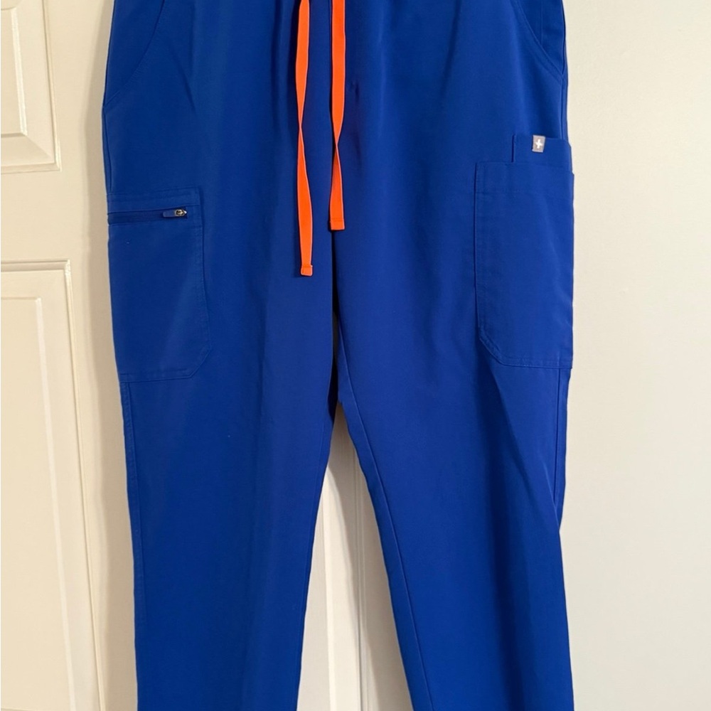 Figs Yola Winning Blue Scrubs Pants
